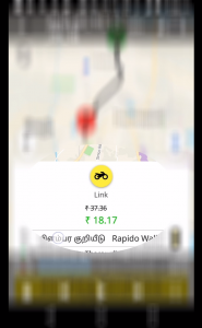 bike taxi booking in Rapido bike taxi app
