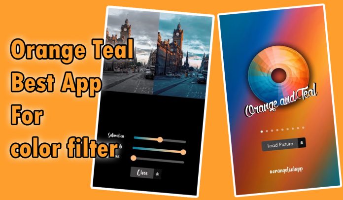 orange teal best app for color filter do something new