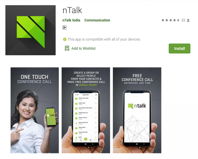 nTalk Conference Call android app