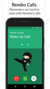 Rembo – Reminder, Alarm and To-Do Chatbot Reminder Ninja App Do Something New